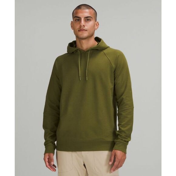 Lululemon City Sweat Pullover Hoodie size L Olive Green - Picture 1 of 9